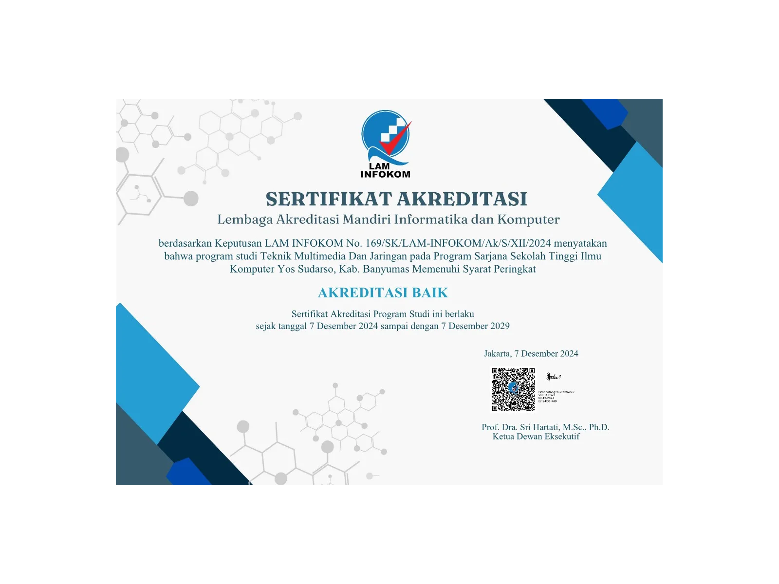 Akreditasi Program Studi Desain Komunikasi Visual