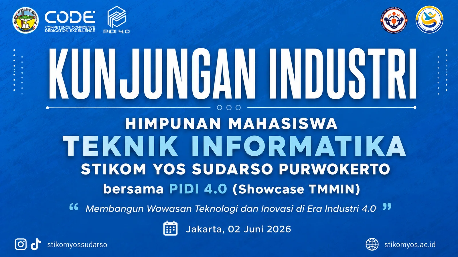 Belajar Langsung dari Industri, Mahasiswa Teknik Informatika STIKOM Yos Sudarso Kunjungi PIDI 4.0 dan Showcase Toyota