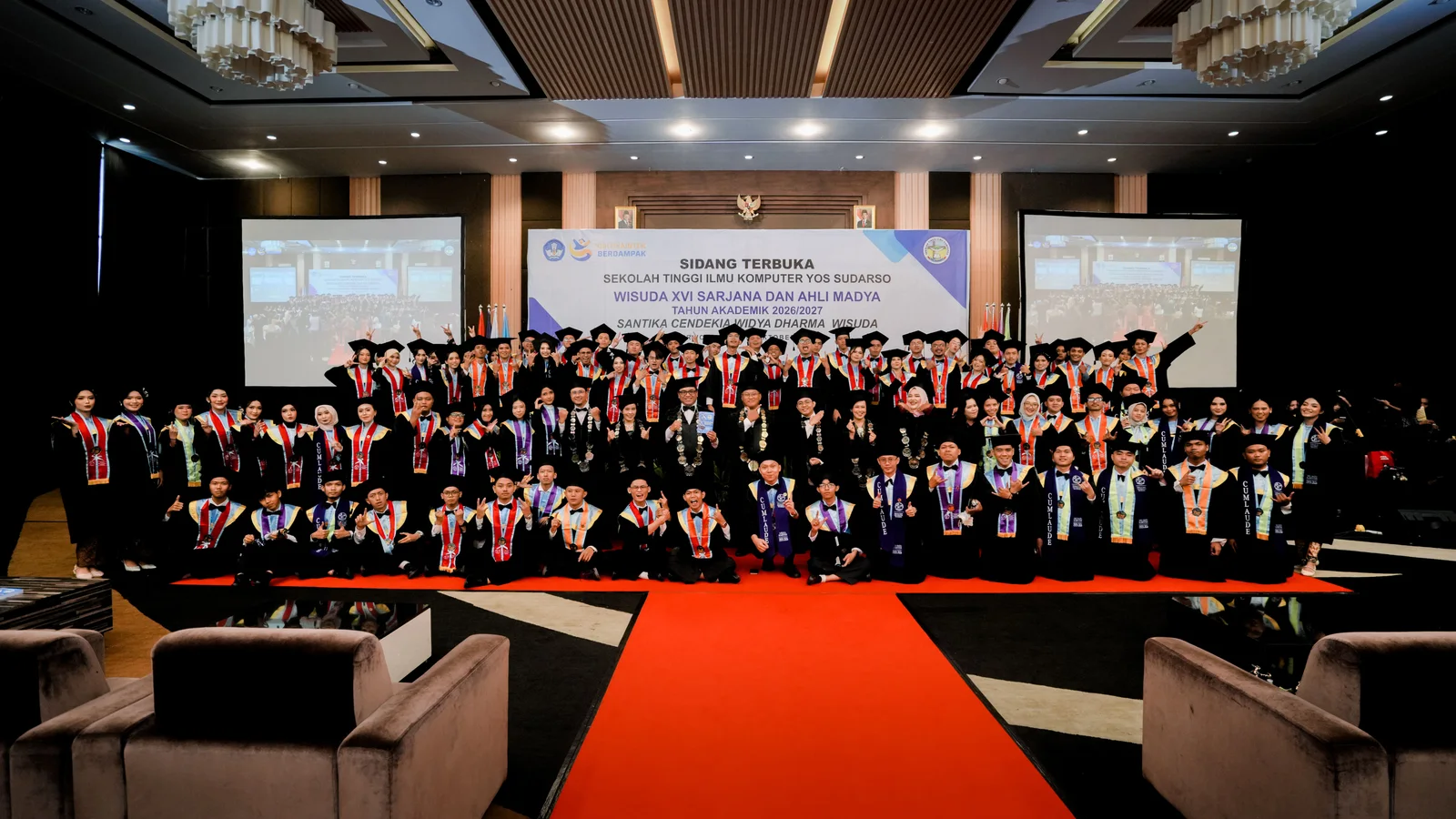 STIKOM Yos Sudarso Gelar Wisuda ke-XVI, Catat 87 Lulusan Terbanyak Sepanjang Sejarah Kampus